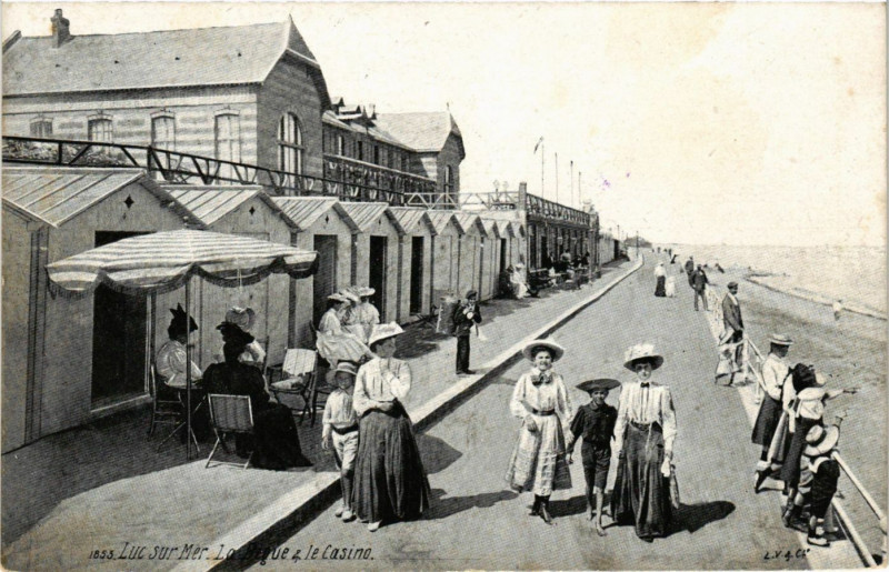 Carte postale ancienne Luc-sur-Mer - La Bigue à Luc-sur-Mer