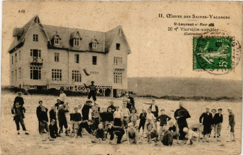 Carte postale ancienne Oeuvre des Stes-Vacances