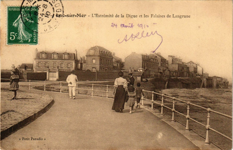 Carte postale ancienne Luc-sur-Mer - L'Extremite à Luc-sur-Mer