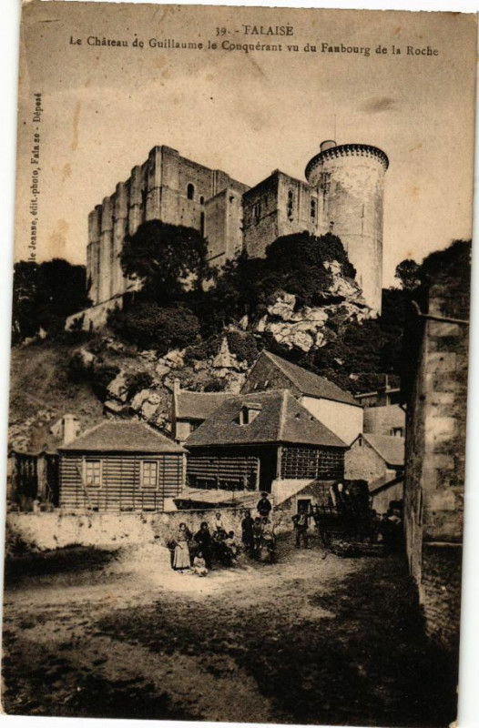 Carte postale ancienne Falaise - Le Chateau de Guillaume à Falaise