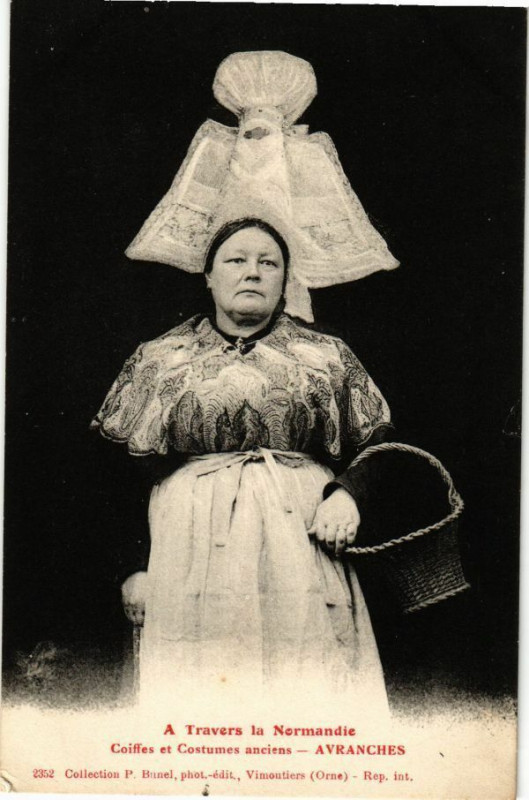Carte postale ancienne Coiffes et Costumes anciens