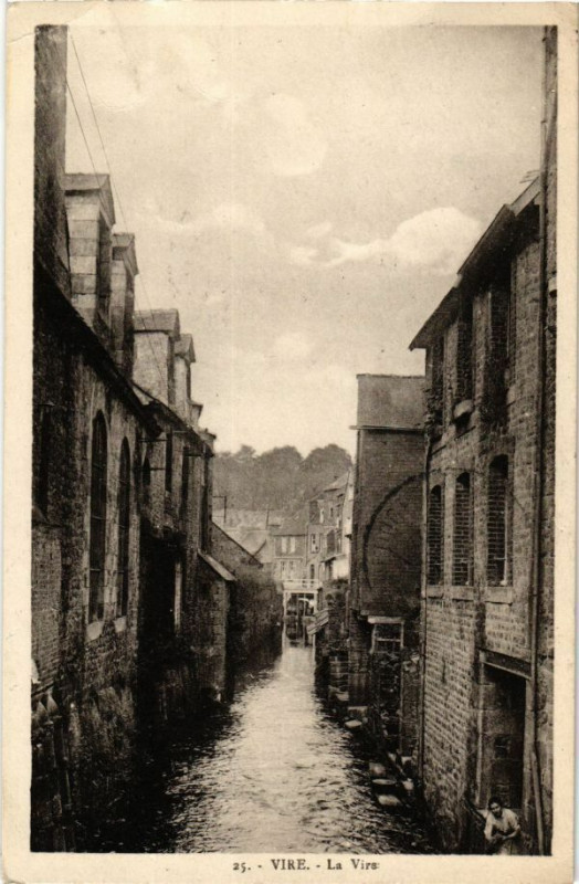 Carte postale ancienne Vire - La Vire