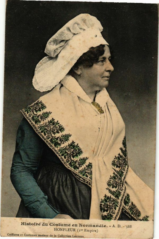 Carte postale ancienne Historie du Costume En Normandie