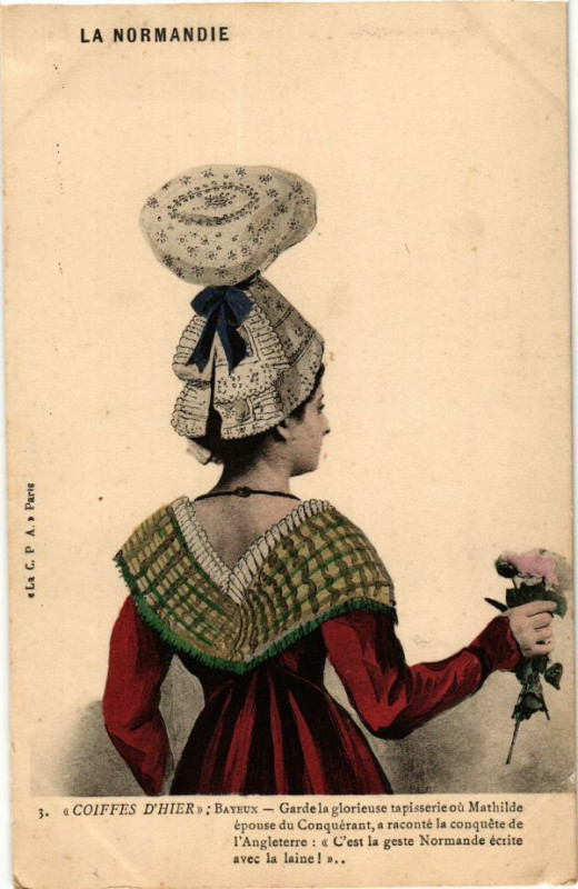 Carte postale ancienne Coiffes d'Hier