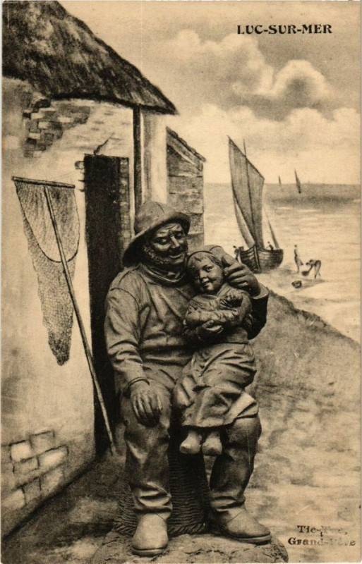 Carte postale ancienne Luc-sur-Mer à Luc-sur-Mer