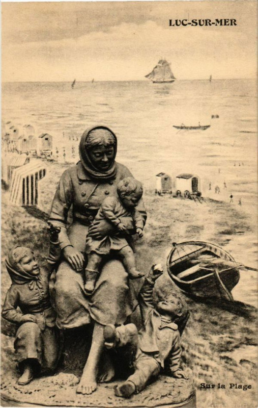 Carte postale ancienne Luc-sur-Mer à Luc-sur-Mer