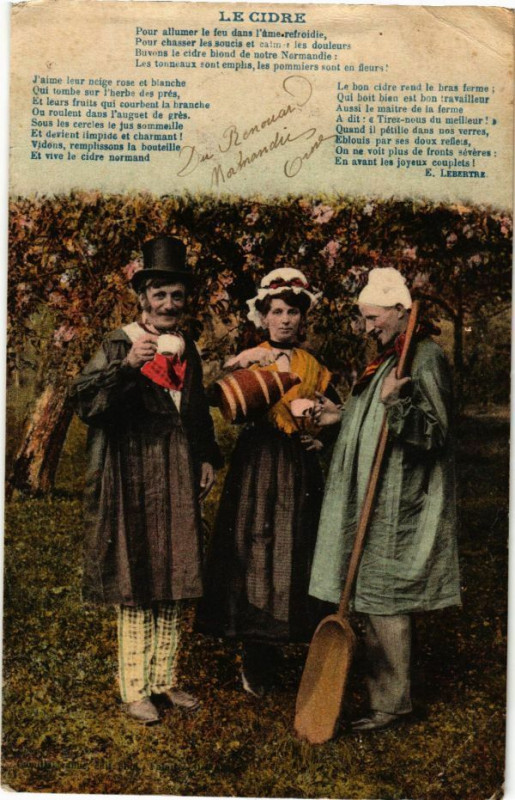 Carte postale ancienne Le Cidre