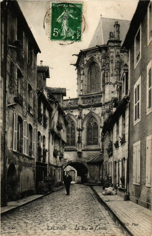 Carte postale ancienne Ealaise - La Rue de l'Aiche