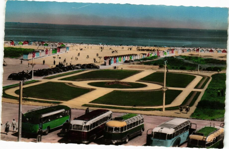 Carte postale ancienne Riva-Bella - L'Entrée de la Plage