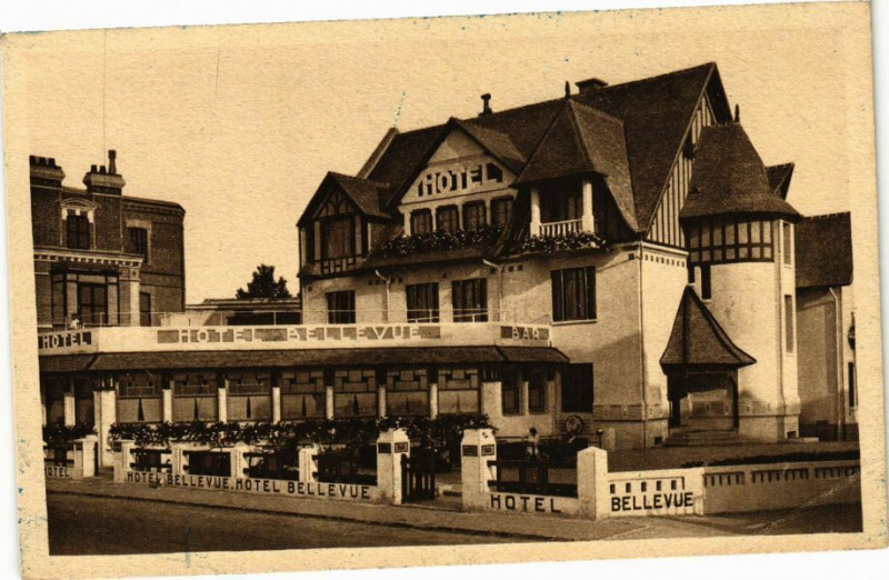 Carte postale ancienne Hotel-Bellevue