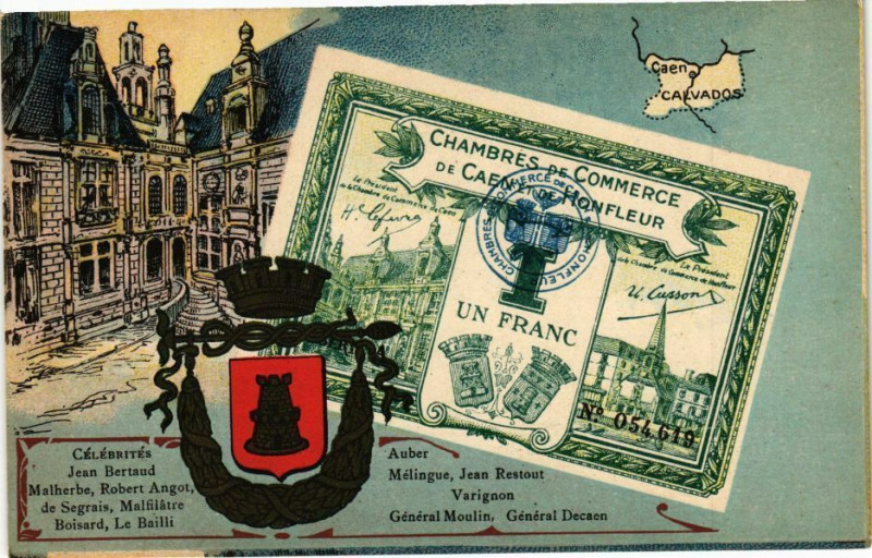 Carte postale ancienne Chambers de Commerce