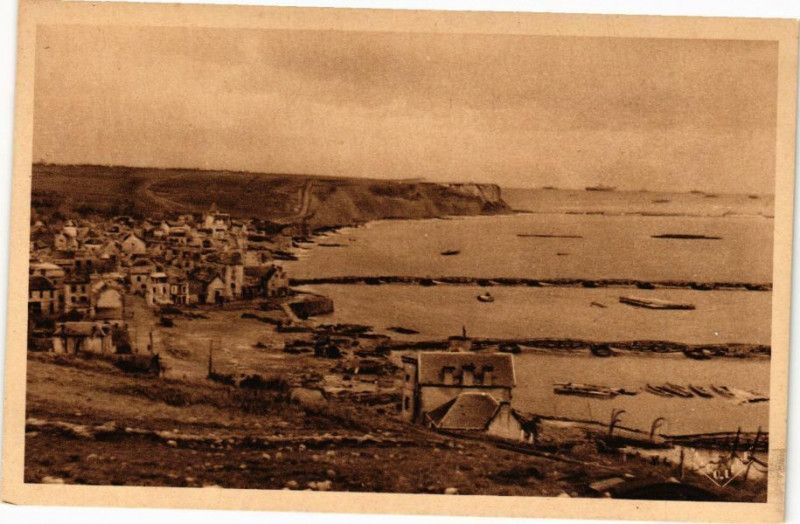 Carte postale ancienne Arromanches-les-Bains - Vue générale à Arromanches-les-Bains