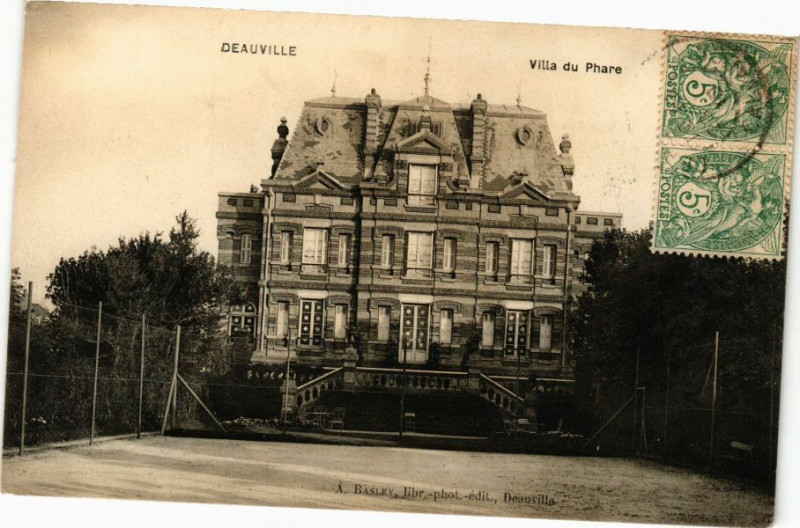 Carte postale ancienne Deauville - Villa du Phare à Deauville
