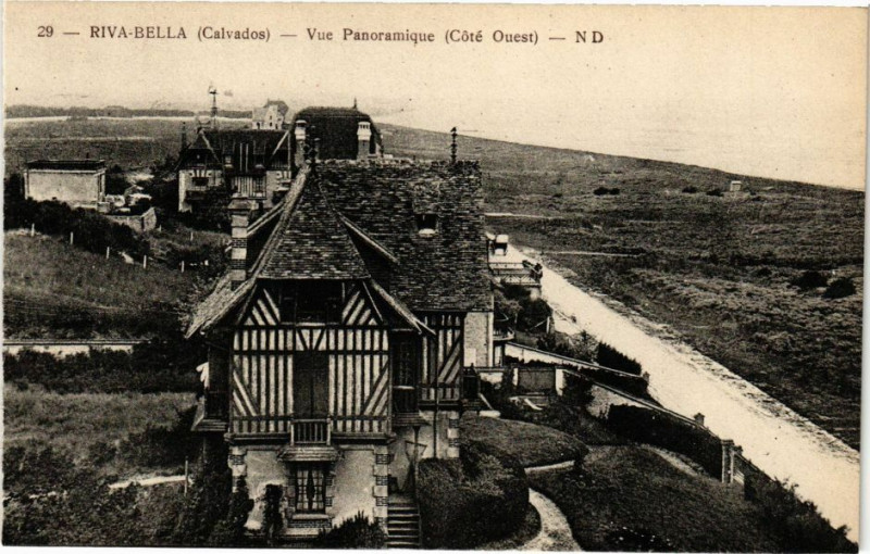 Carte postale ancienne Riva-Bella - Vue panoramique