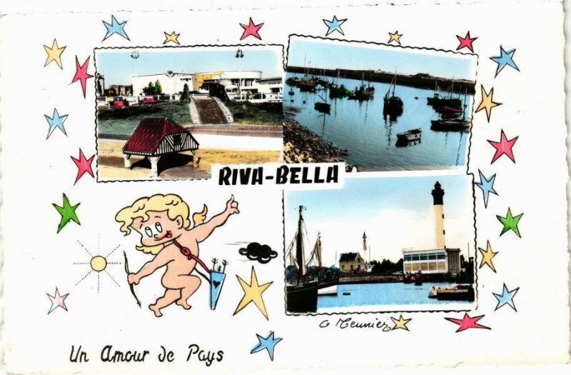 Carte postale ancienne Riva-Bella - Un amour de Pays