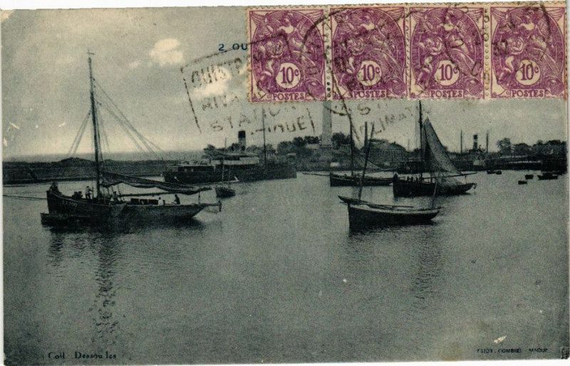 Carte postale ancienne Ouistreham à Ouistreham