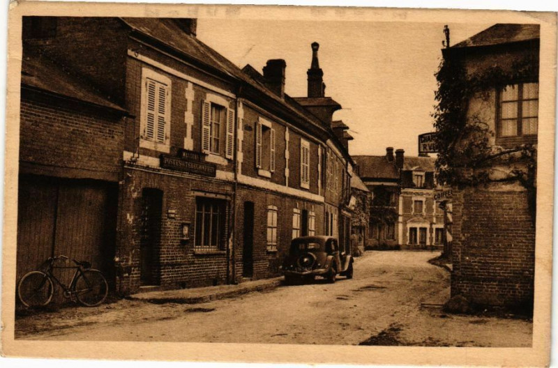 Carte postale ancienne Meulles - Rue de la PoSainte-