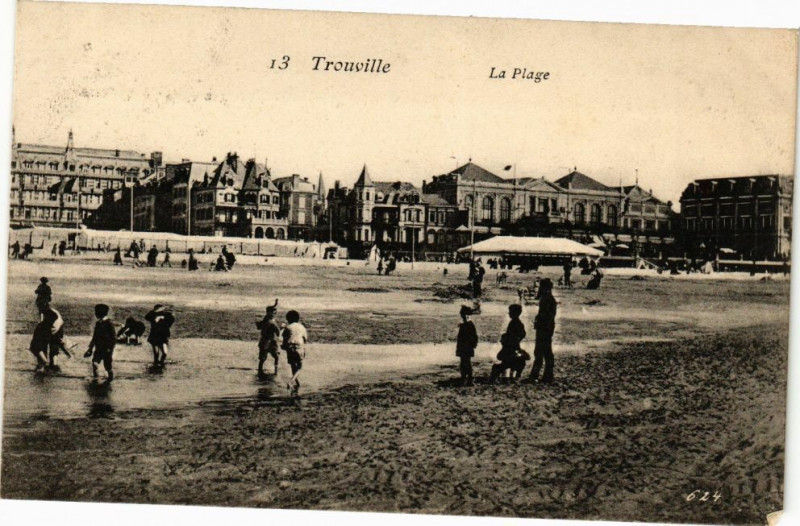 Carte postale ancienne Trouville-La Plage