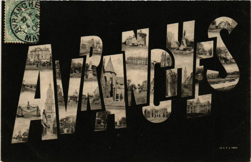 Carte postale ancienne Avranches - Scenes à Avranches