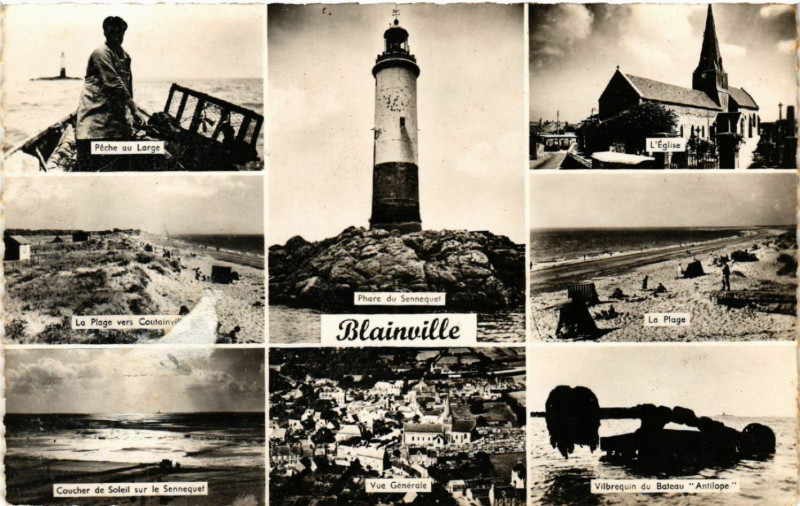 Carte postale ancienne Blainville - Scenes