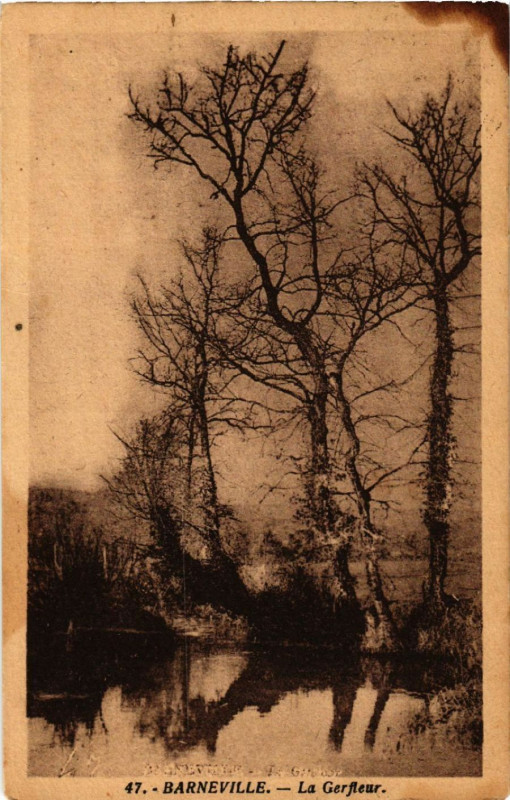 Carte postale ancienne Barneville - La Gerfleur à Ger