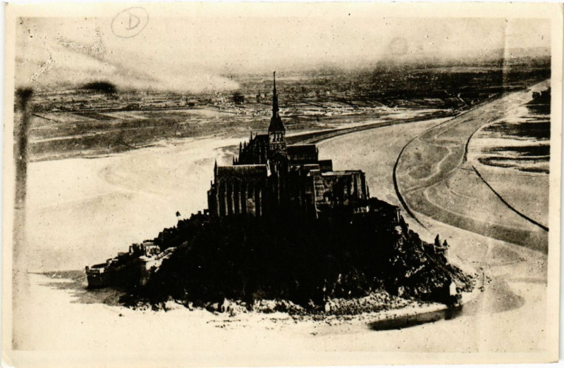 Carte postale ancienne Le Mont Saint-Michel - Vue au Mont-Saint-Michel