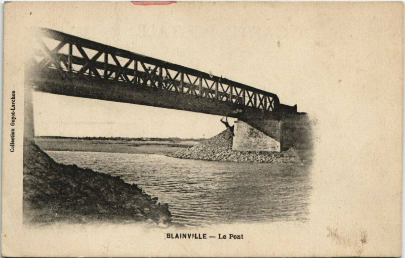 Carte postale ancienne Blainville - Le Pont