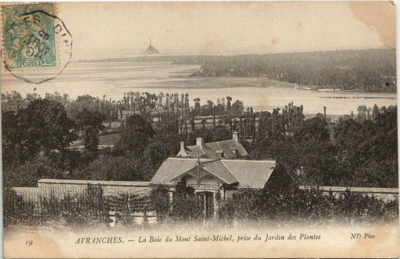 Carte postale ancienne Avranches - La Baie du Mont-Saint-Michel à Avranches