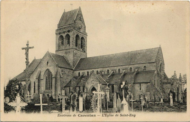 Carte postale ancienne Saint-Eny - l'Eglise