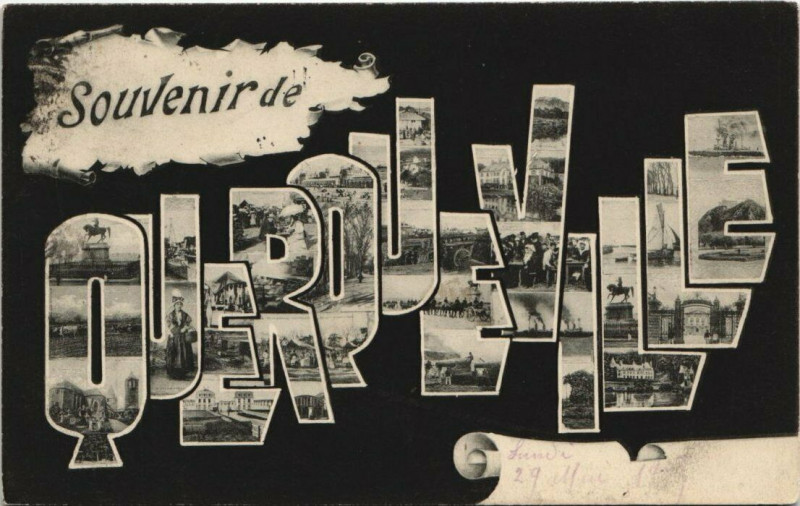 Carte postale ancienne Souvenir de Querqueville