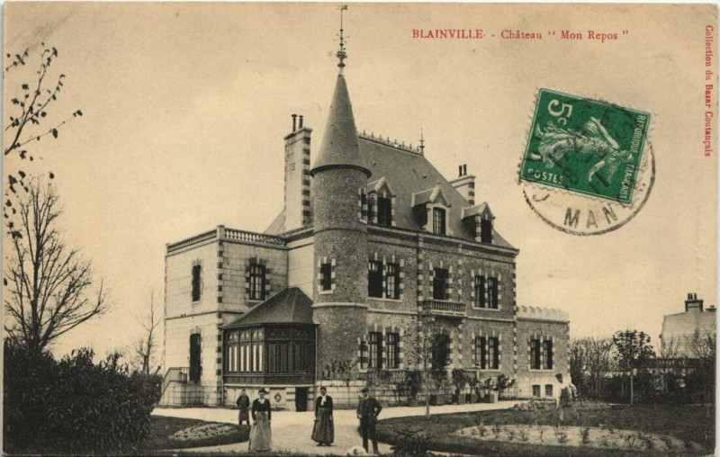 Carte postale ancienne Blainville Chateau Mon repos
