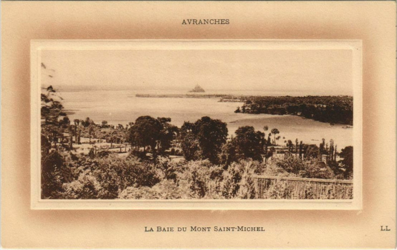Carte postale ancienne Avranches - La Baie du Mont-Saint-Michel à Avranches