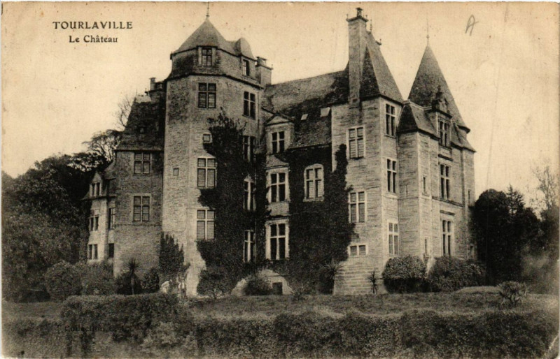 Carte postale ancienne Tourlaville - Le Chateau