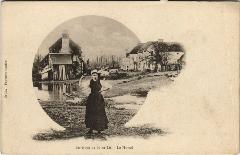 Carte postale ancienne Env. de Saint-Lo - Le Hutrel à Saint-Lô