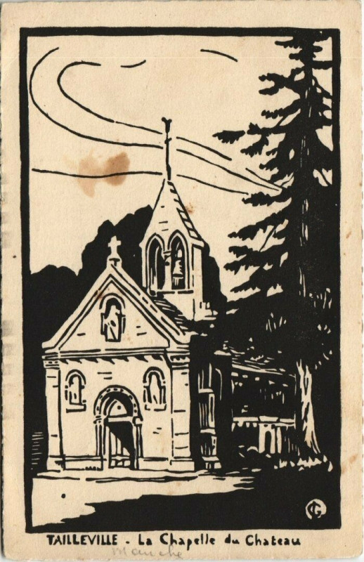 Carte postale ancienne Tailleville - La Chapelle du Chateau