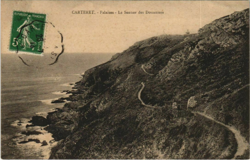 Carte postale ancienne Carteret La Plage