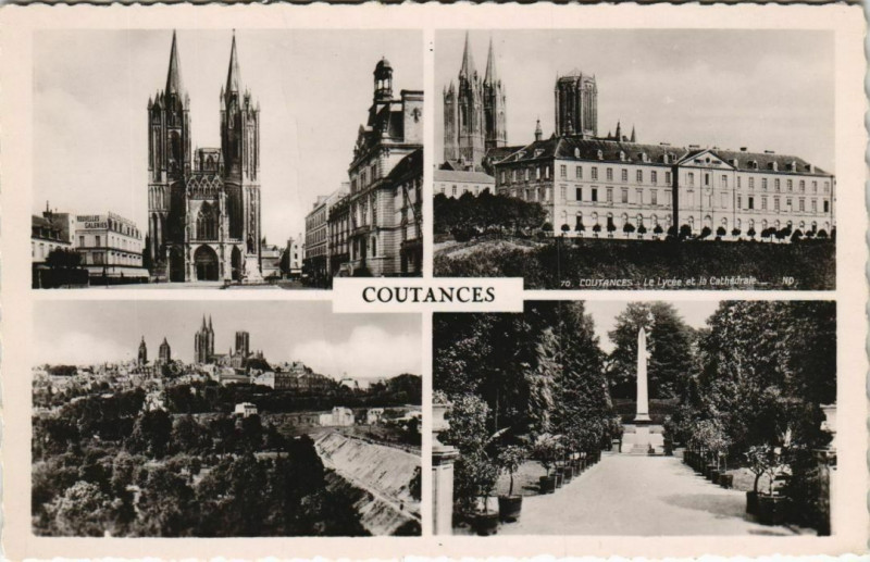 Carte postale ancienne Coutances à Coutances