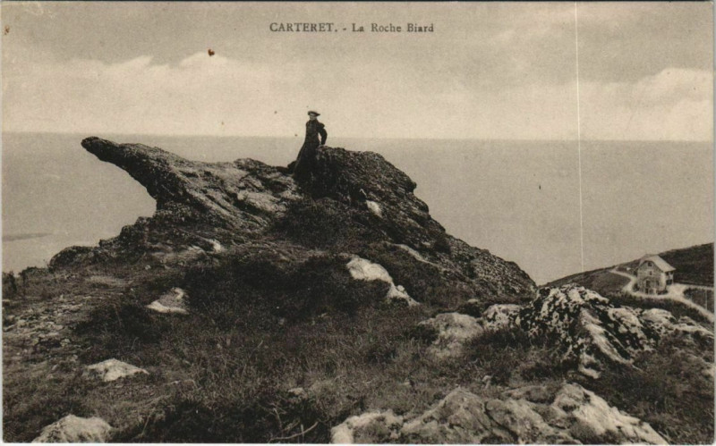 Carte postale ancienne Carteret - La Roche Biard