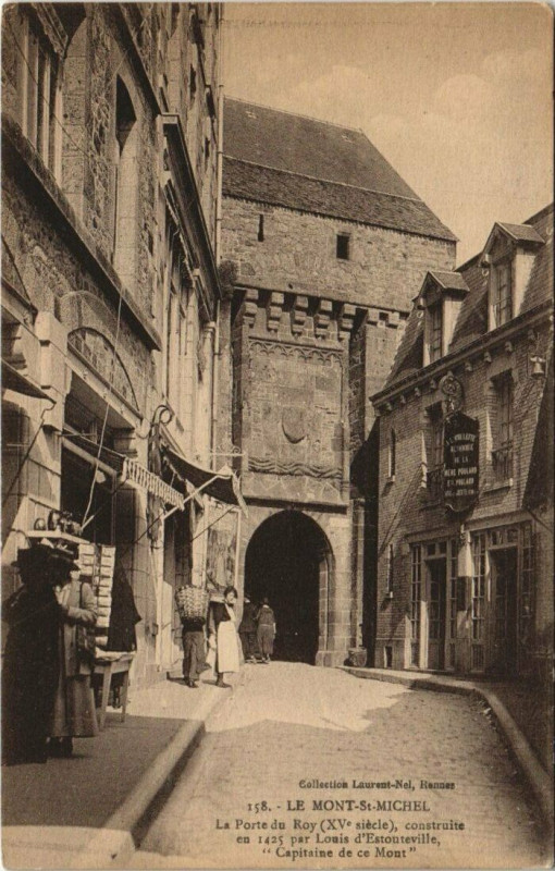 Carte postale ancienne Le Mont-Saint-Michel au Mont-Saint-Michel