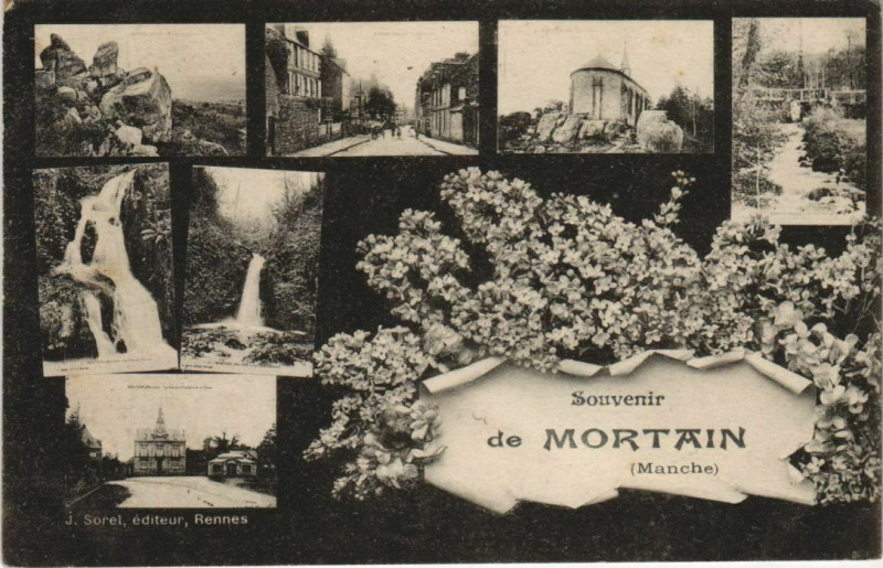 Carte postale ancienne Souvenir de Mortain