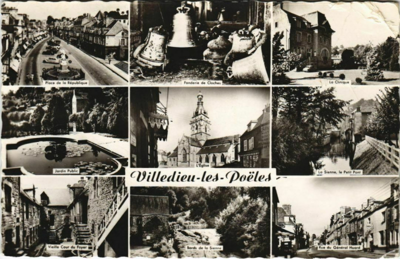 Carte postale ancienne Villedieu-les-Poeles