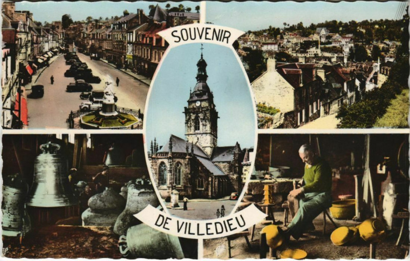 Carte postale ancienne Souvenir de Villedieu