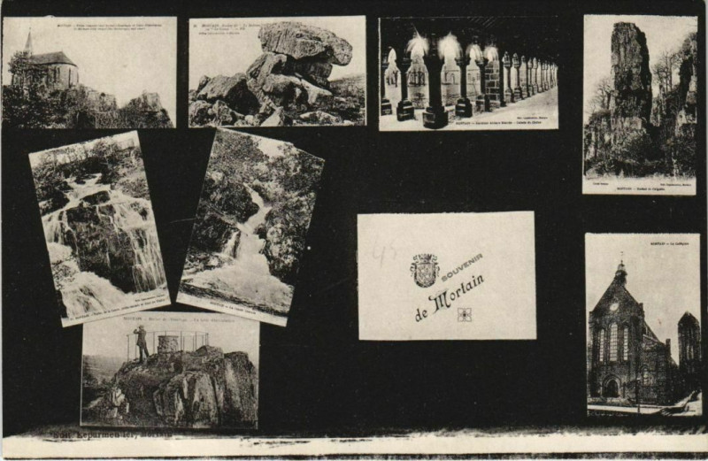 Carte postale ancienne Souvenir de Mortain