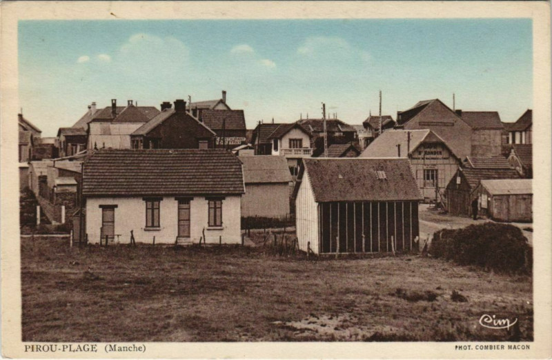 Carte postale ancienne Pirou-Plage à Pirou