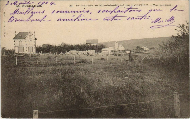 Carte postale ancienne La Normandie - De Granville au Mont-Saint-Michel - Julloville - Vue à Granville
