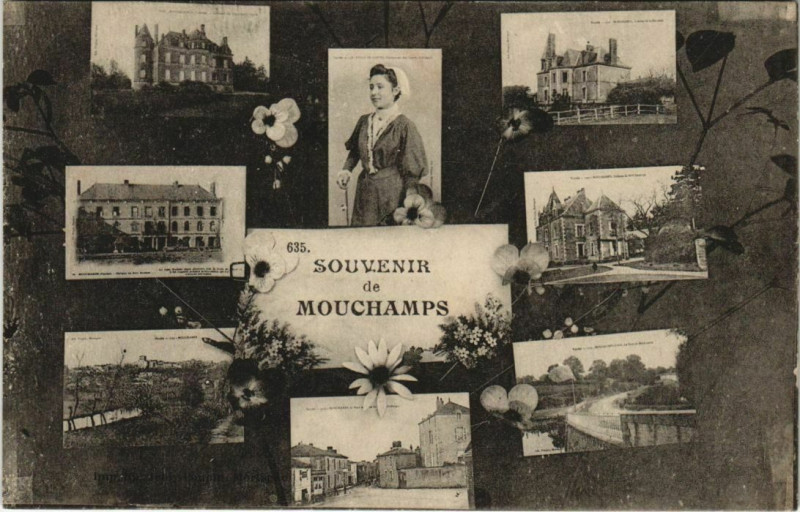 Carte postale ancienne Souvenir de Mouchamps
