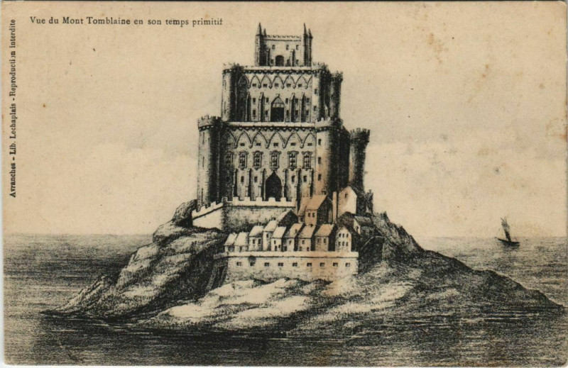 Carte postale ancienne Vue du Mont Tomblaine eu son temps primitif