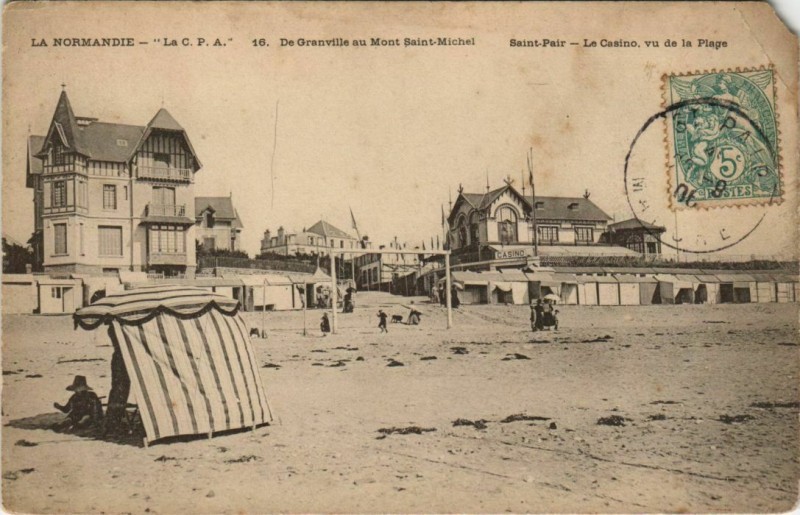 Carte postale ancienne La Normande - De Granville au Mont-Saint-Michel à Granville