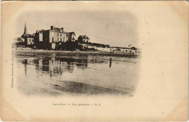 Carte postale ancienne Saint-Pair-Vue générale