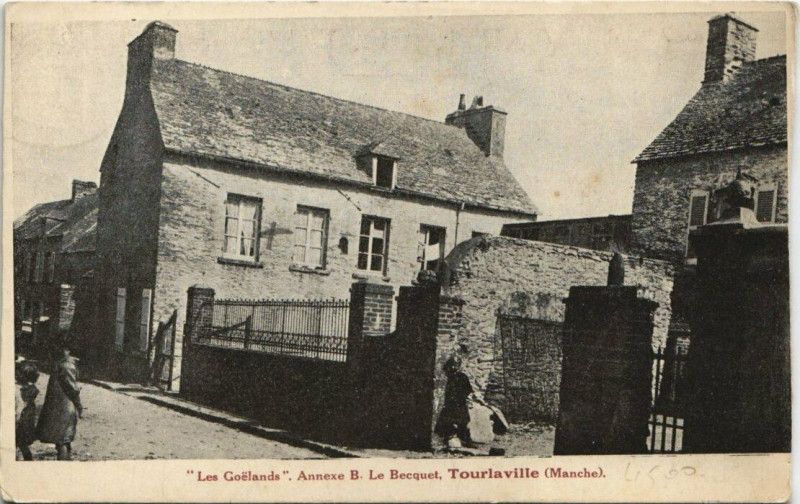Carte postale ancienne Tourlaville-Les Goelands